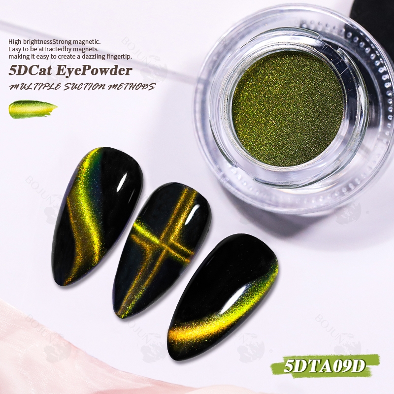 BOJUN 5DTA09D | Peacock Chameleon Cat Eye Pigment Powder